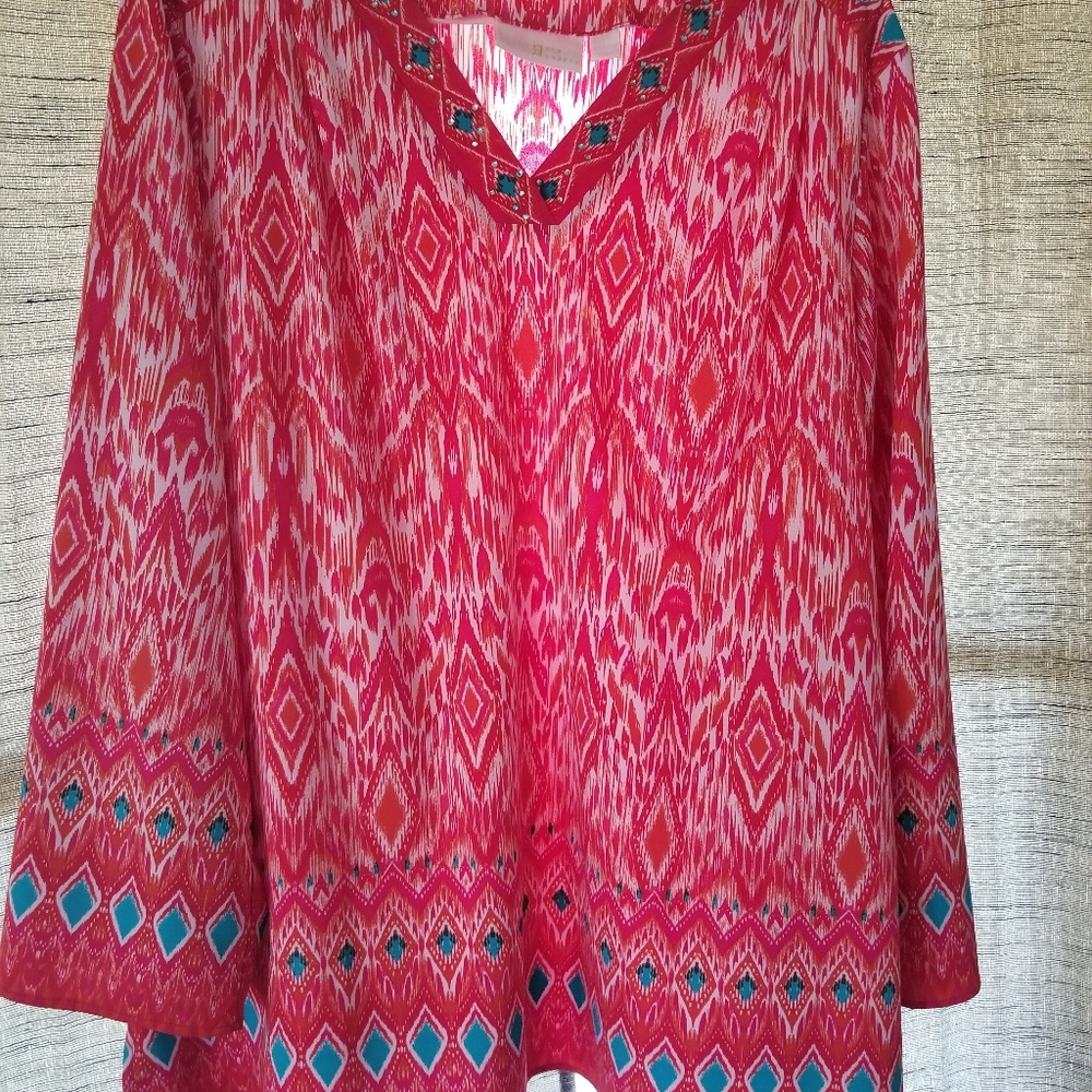 Kim Gravel Colorful Blouse